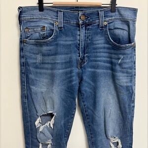 True Religion Men's Relaxed Blue Jeans